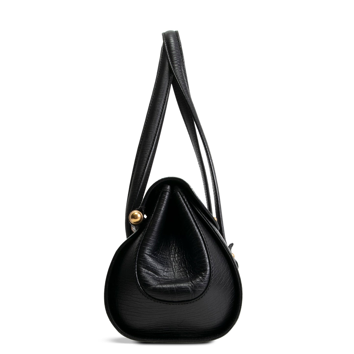 GUCCI Medium Bamboo Bullet Bag - Black
