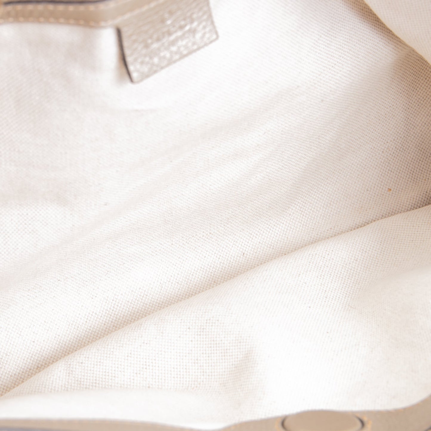 GUCCI Bamboo Shopper Tote - Metallic Pewter