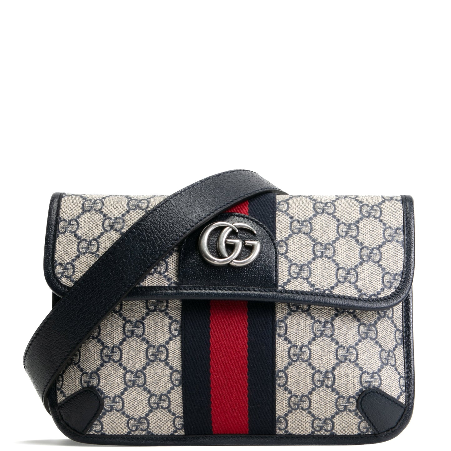 GUCCI Ophidia Small Belt Bag - Navy
