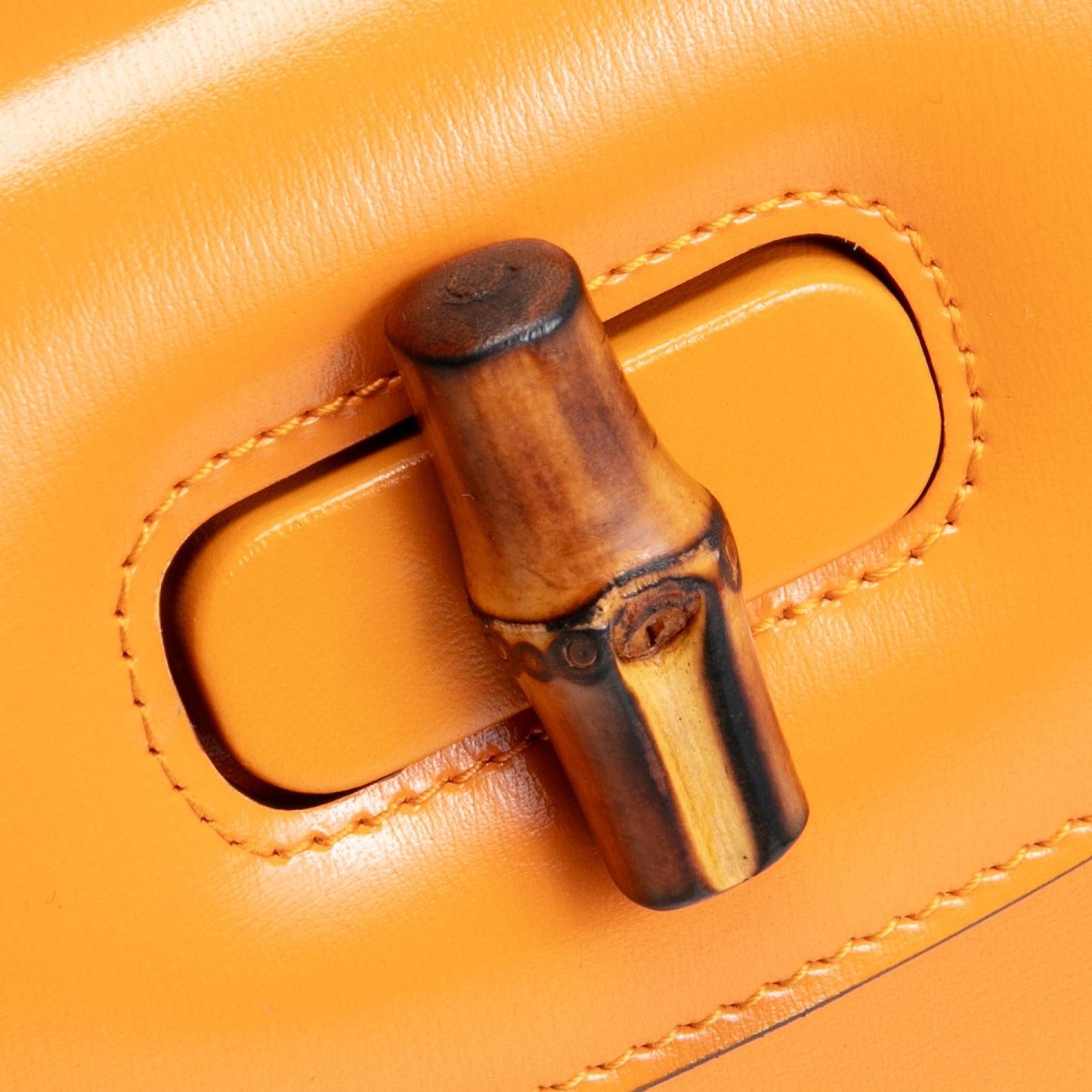 GUCCI Small Bamboo 1947 Shoulder Bag - Marigold Yellow