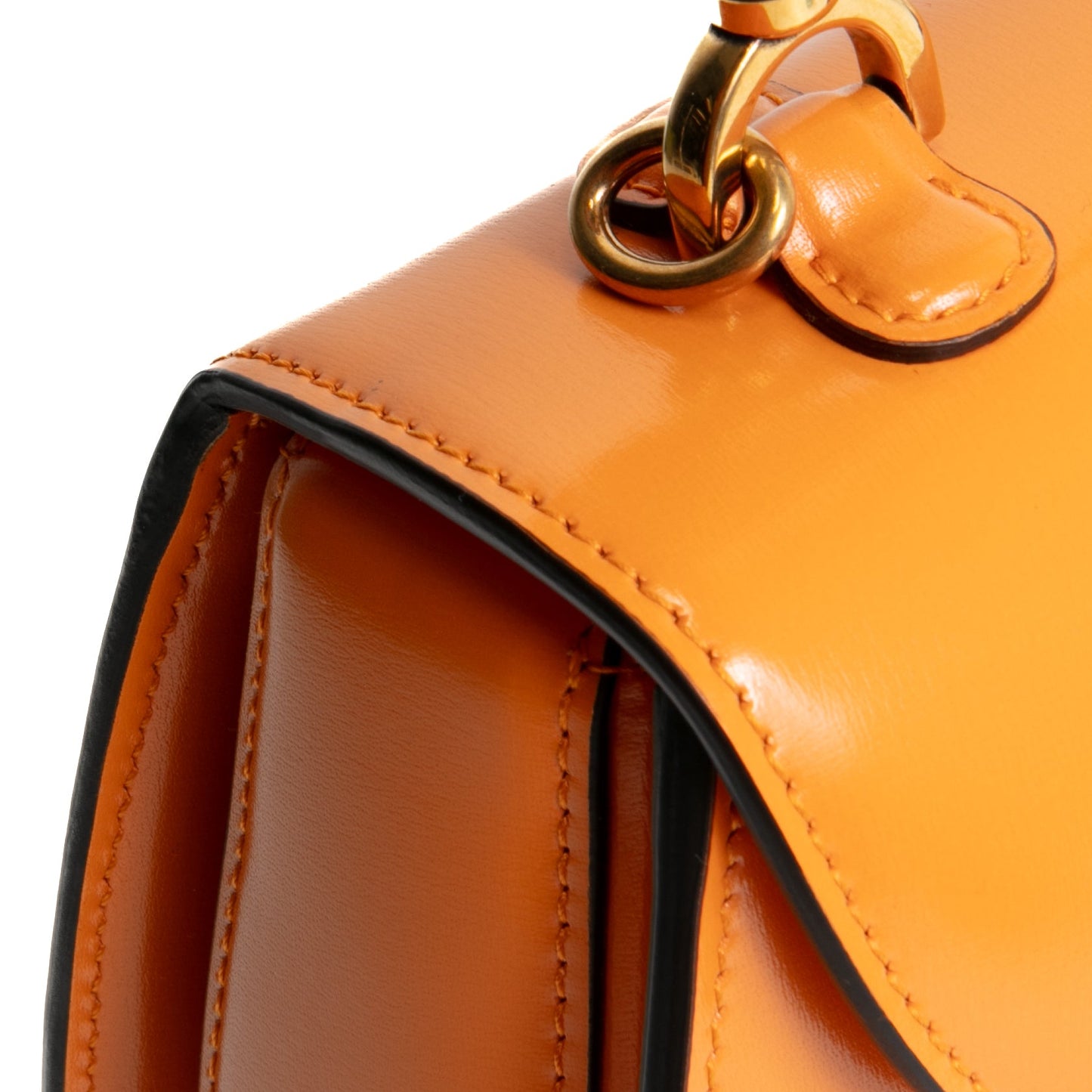 GUCCI Small Bamboo 1947 Shoulder Bag - Marigold Yellow