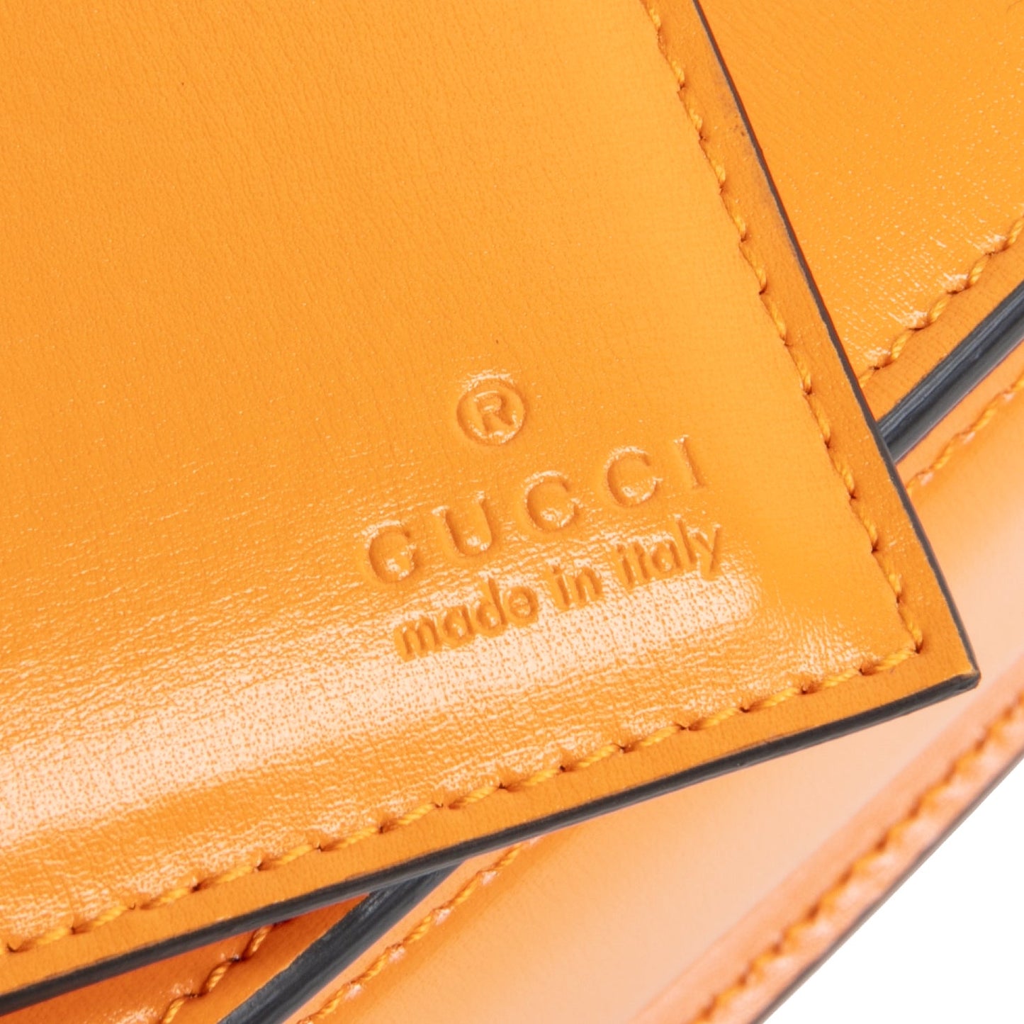 GUCCI Small Bamboo 1947 Shoulder Bag - Marigold Yellow