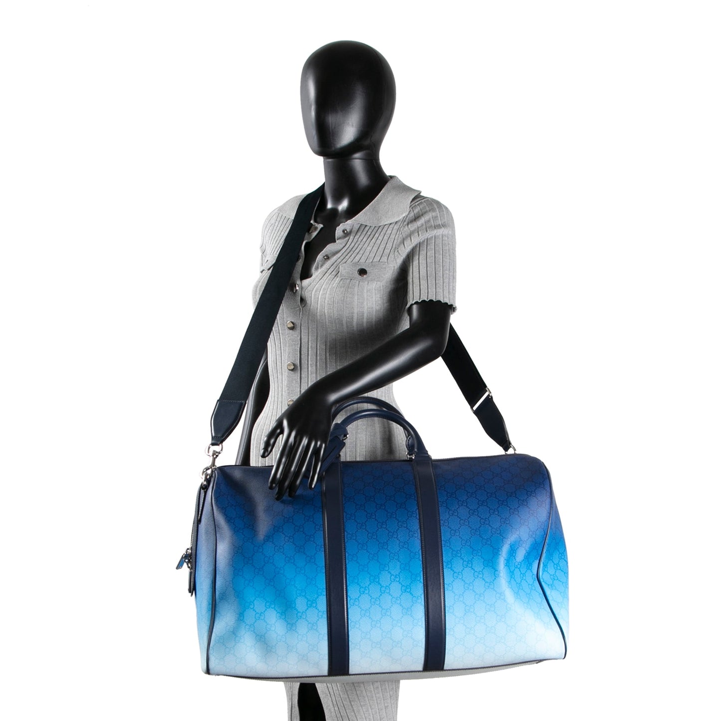 GUCCI Chroma Large Duffle Bag Gradient GG Supreme - Blue