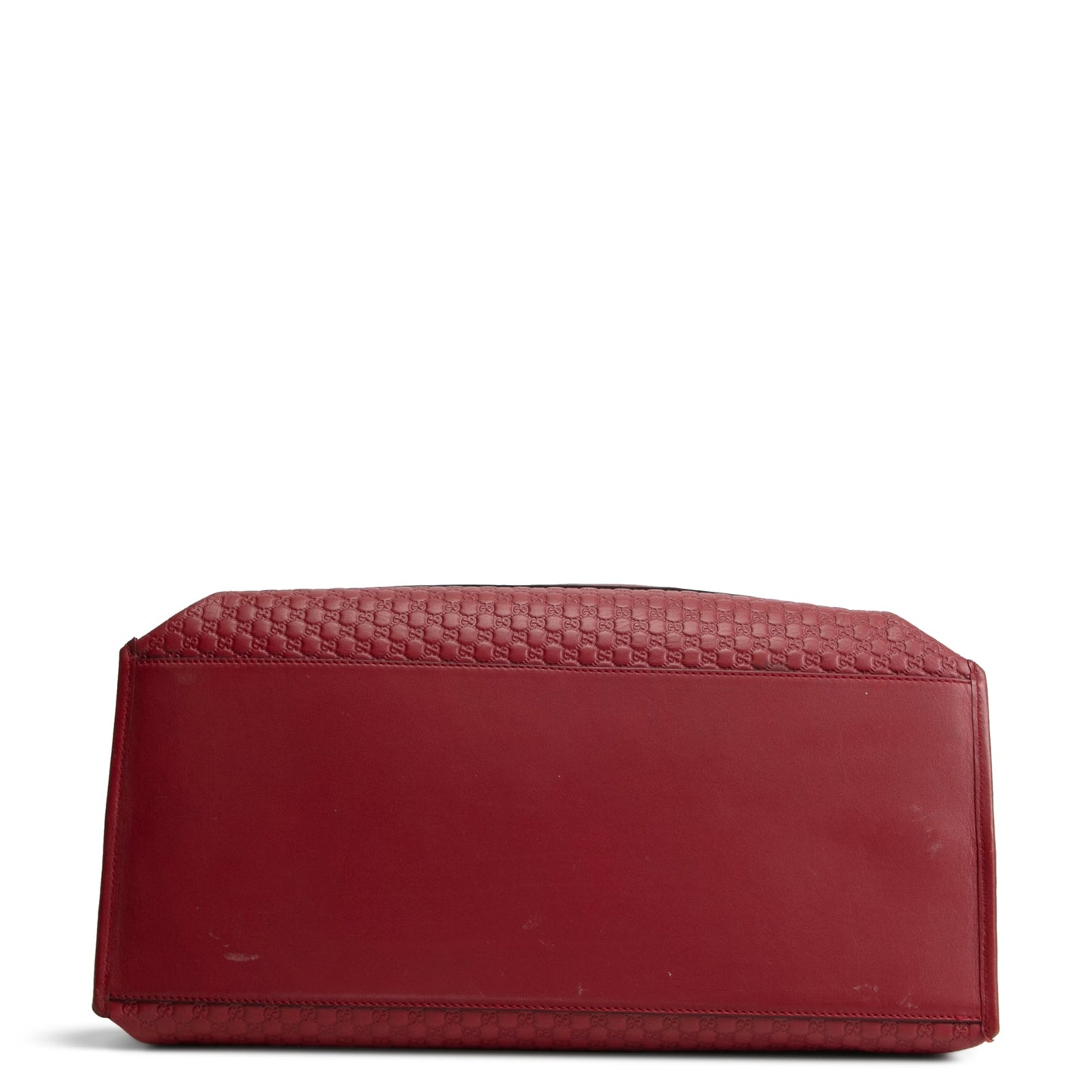 GUCCI Microguccissima Soft Large Tote w/strap - Burgundy OUTLET FINAL SALE