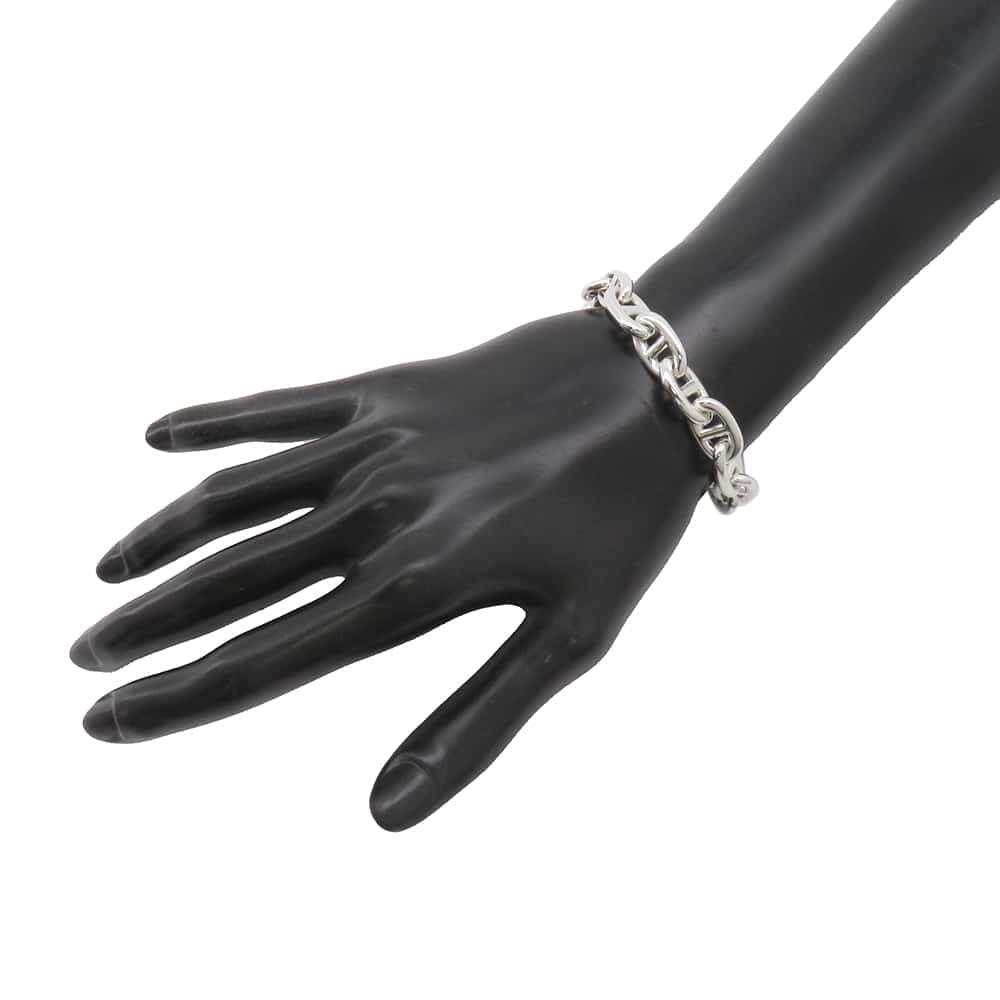 HERMES Chaine d'Ancre Bracelet 14 frames Size MM SV925