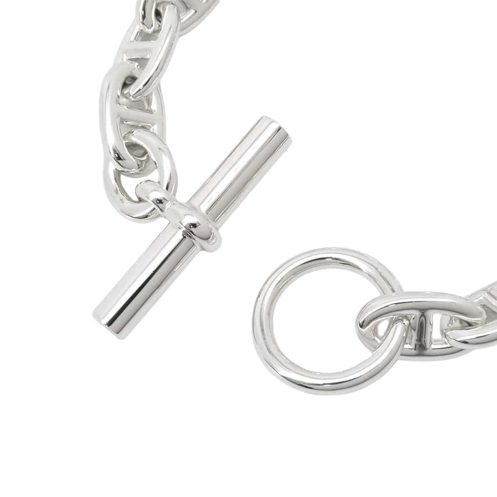 HERMES Chaine d'Ancre Bracelet 14 frames Size MM SV925