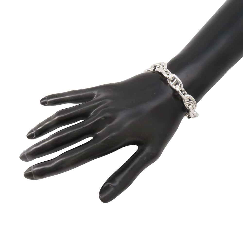 HERMES Chaine d'Ancre Bracelet 15 frames Size MM SV925
