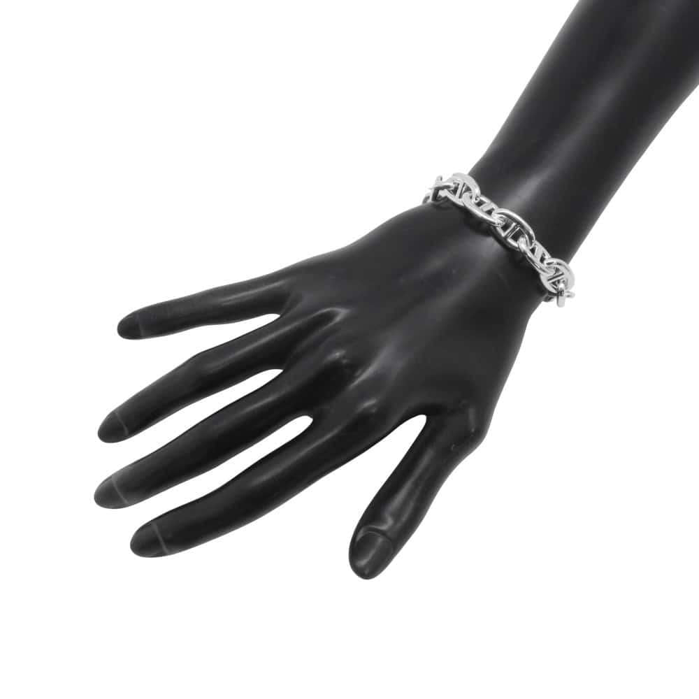 HERMES Chaine d'Ancre Bracelet 19 frames Size MM SV925