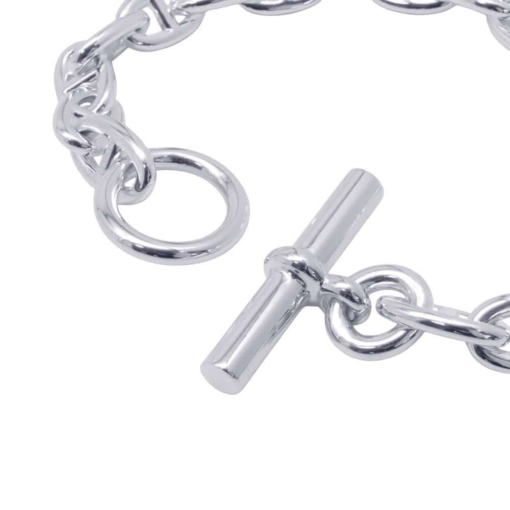 HERMES Chaine d'Ancre Bracelet 19 frames Size MM SV925