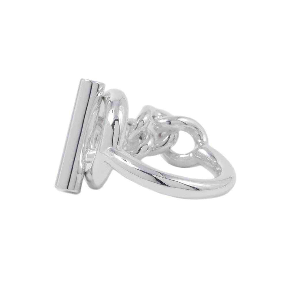 HERMES Croisette Ring Size 54 SV925