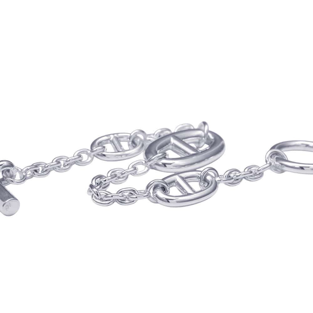 HERMES Chaine d'Ancre Farandole Bracelet Size ST SV925