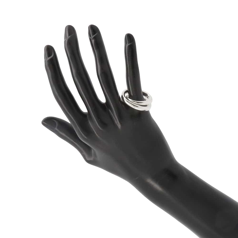 HERMES Ring Caba Cityslide clutchertige Size 55 SV925