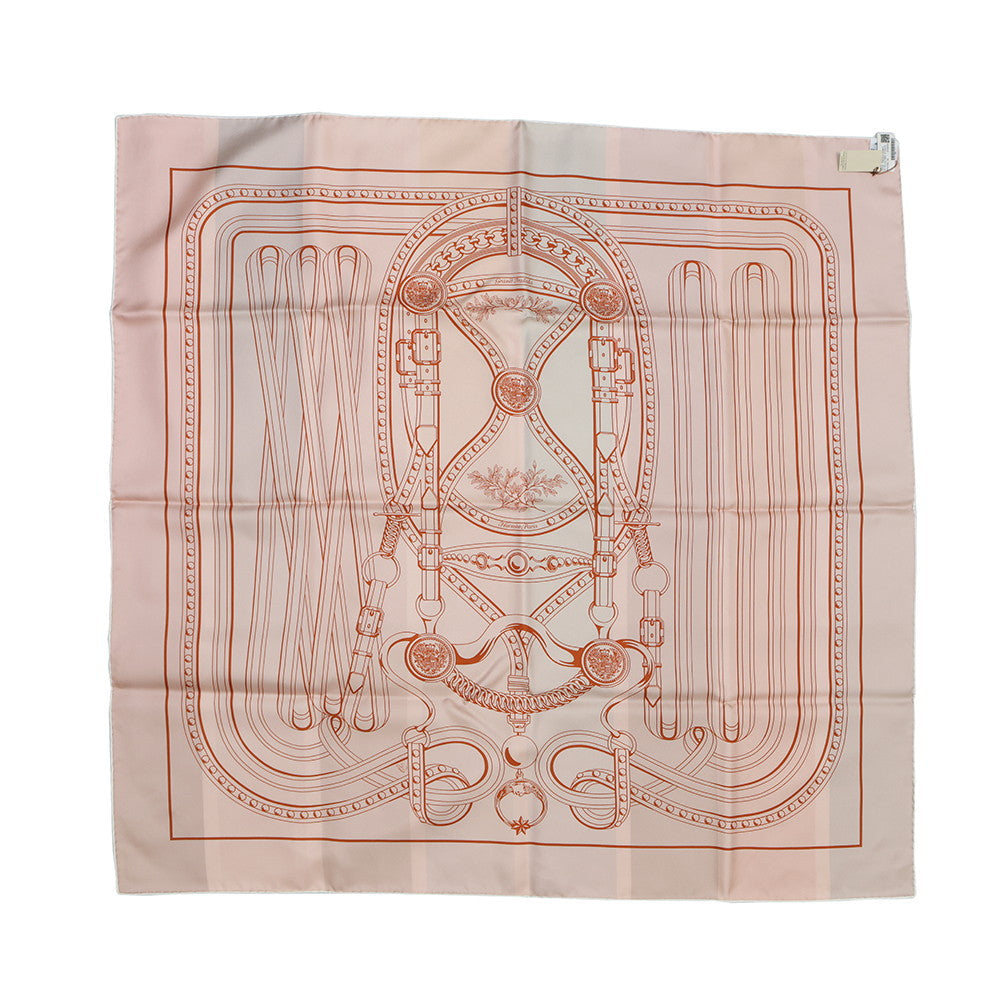 HERMES Carre Grand Tralala Size 90 Multicolor Silk