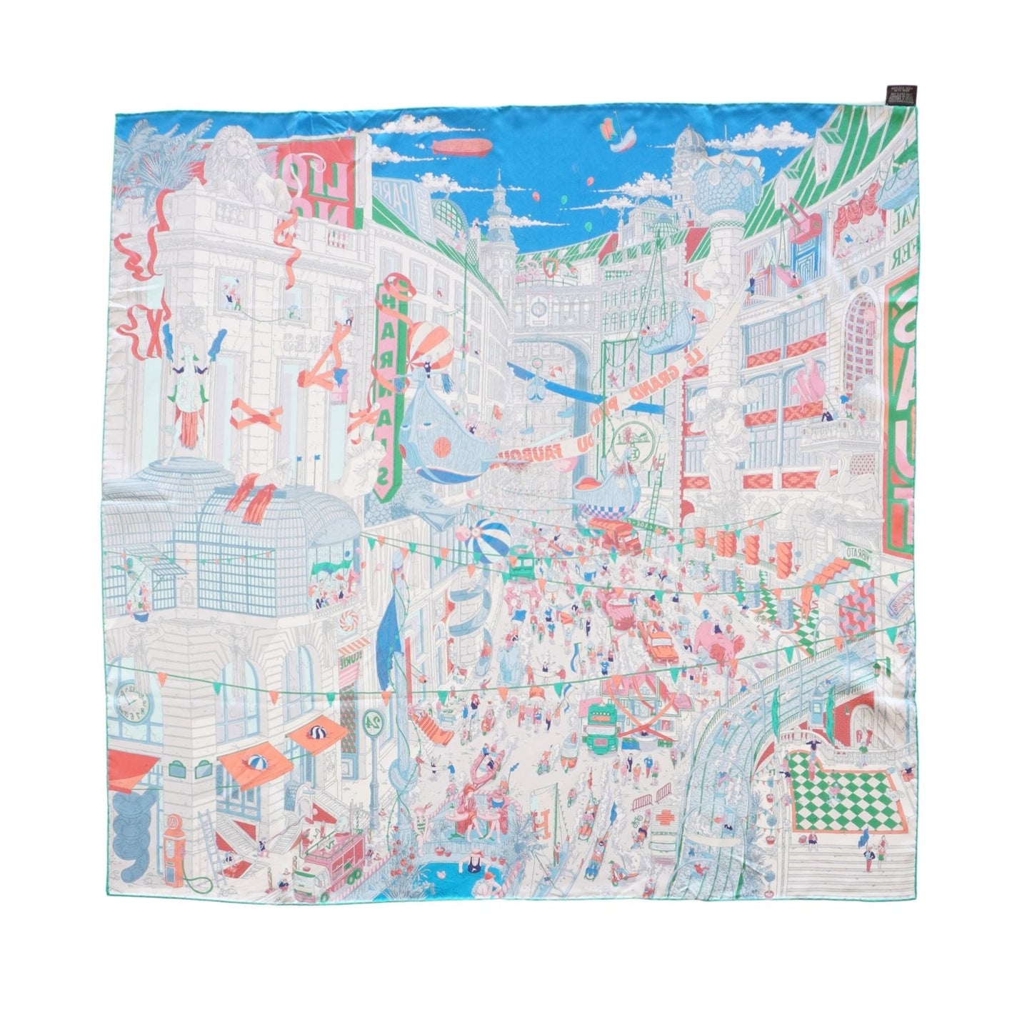 Hermes 'Le Grand Prix De Faubourg' Scarf