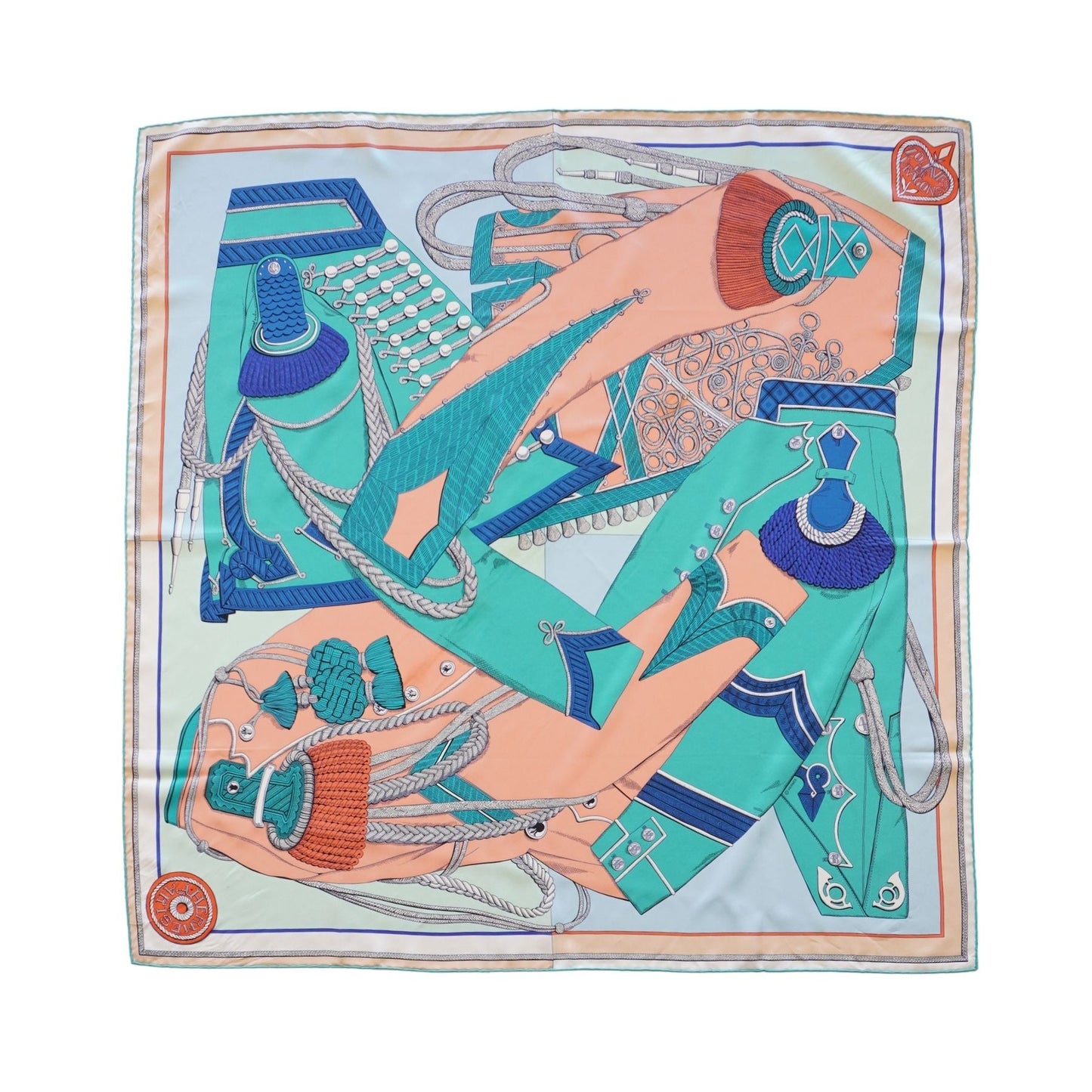 Hermes 'Zouaves et Dragons' Scarf