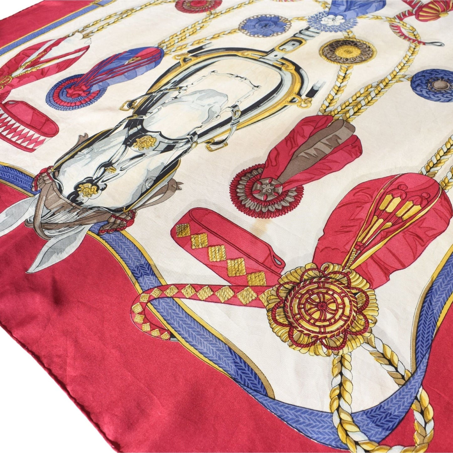 Hermes 'Frontaux et Cocardes' Scarf