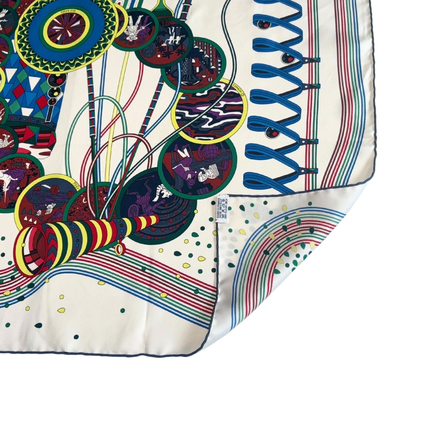 Hermes 'Le Laboratorie Du Temps' Scarf