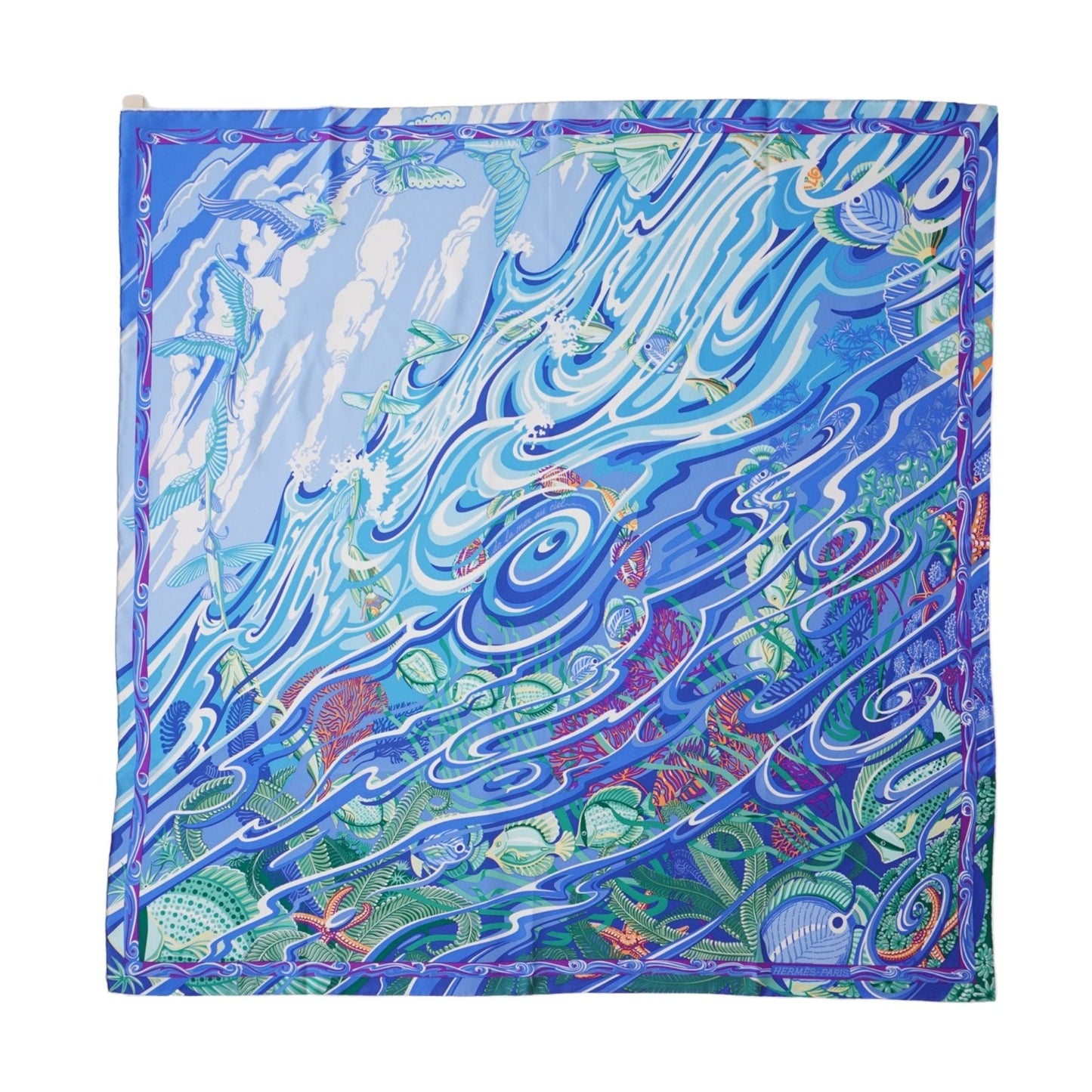 Hermes 'De la Mer au Ciel' Scarf