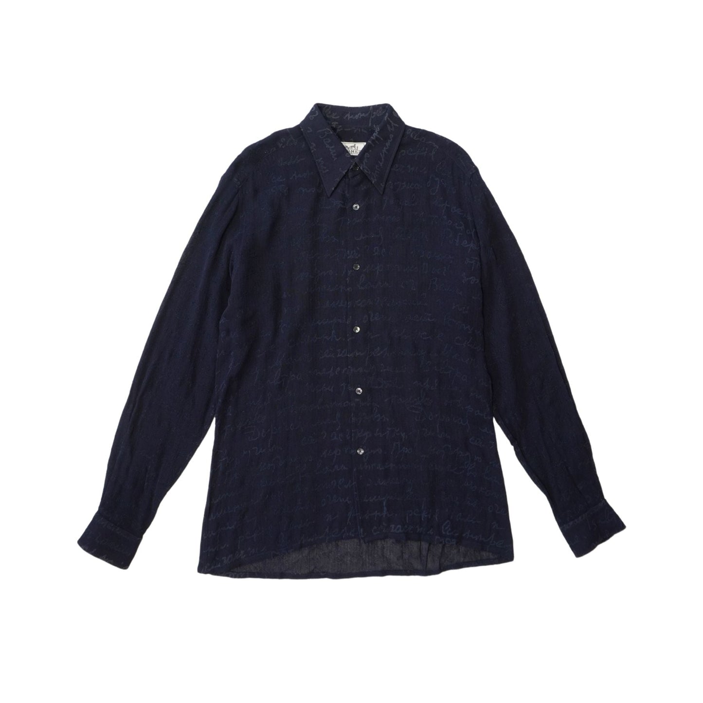 Hermes 'Script' Shirt - Men's 40