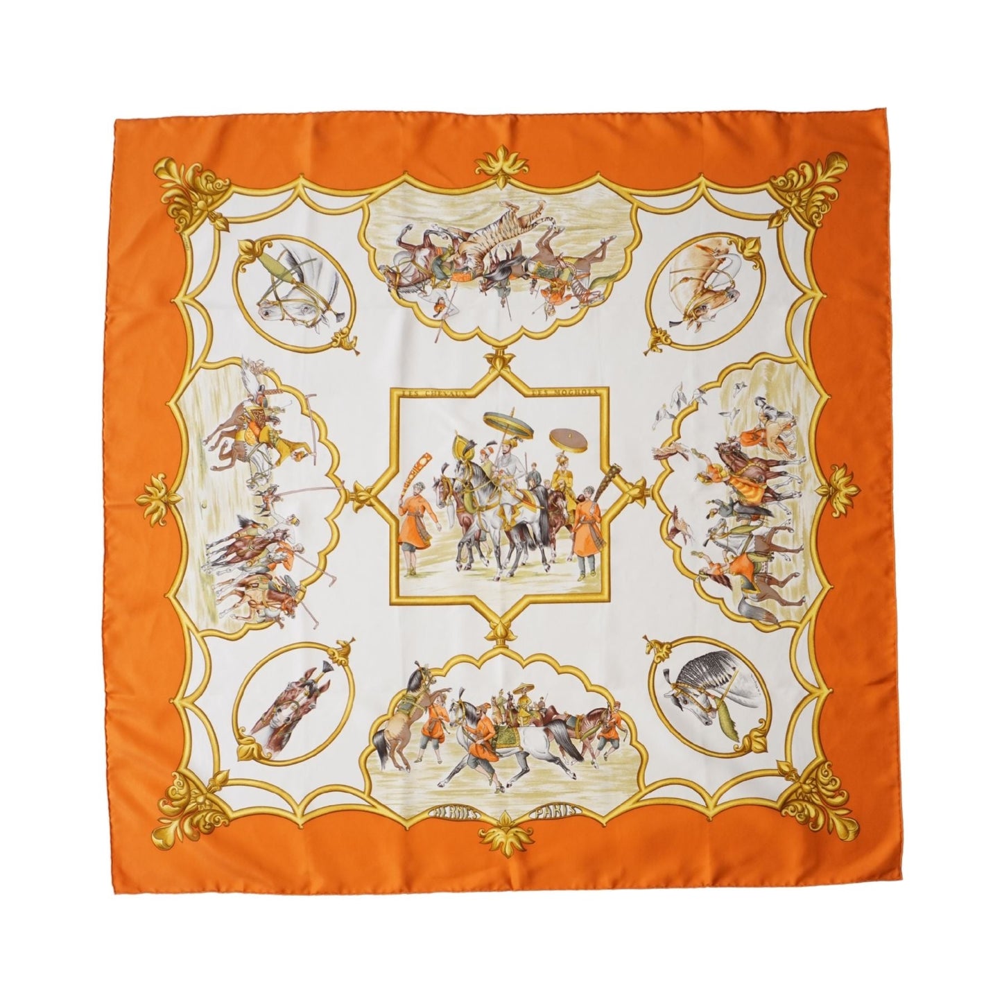 Hermes 'Les Chevaux Des Moghols' Scarf