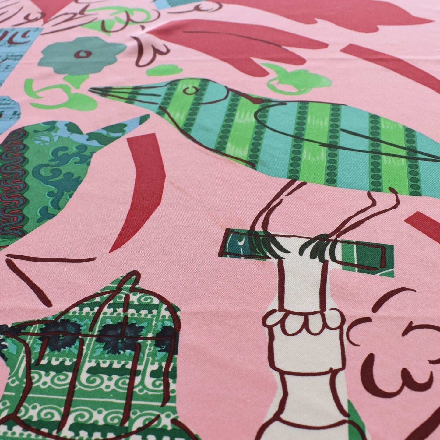 Hermes 'La Maison Des Oiseaux Parleurs' Scarf