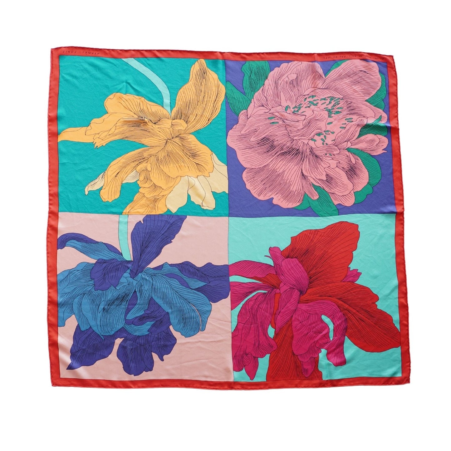 Hermes 'Etudes Pour Un Iris - Arc En Ciel' Scarf