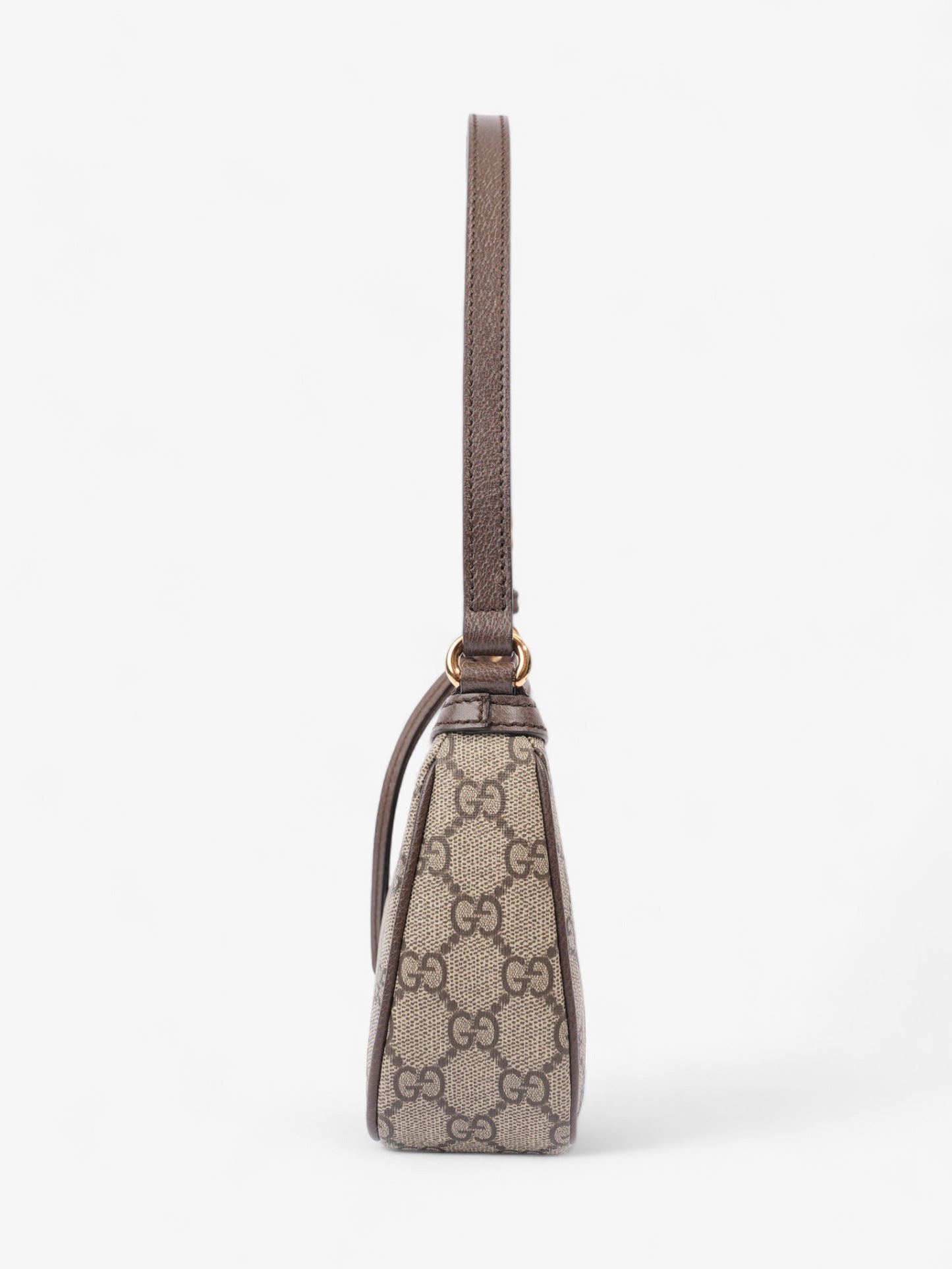 Gucci Ophidia Beige And Ebony GG Supreme Coated Canvas Small