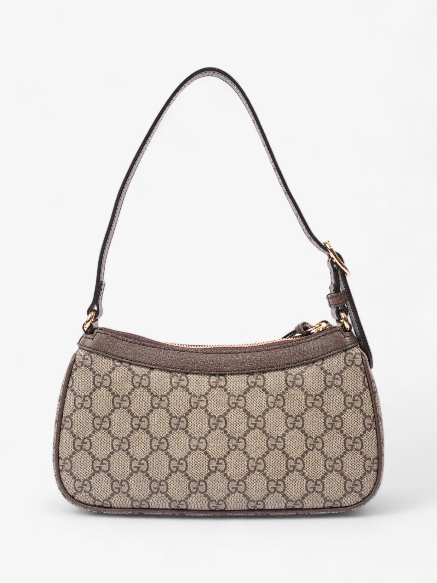 Gucci Ophidia Beige And Ebony GG Supreme Coated Canvas Small