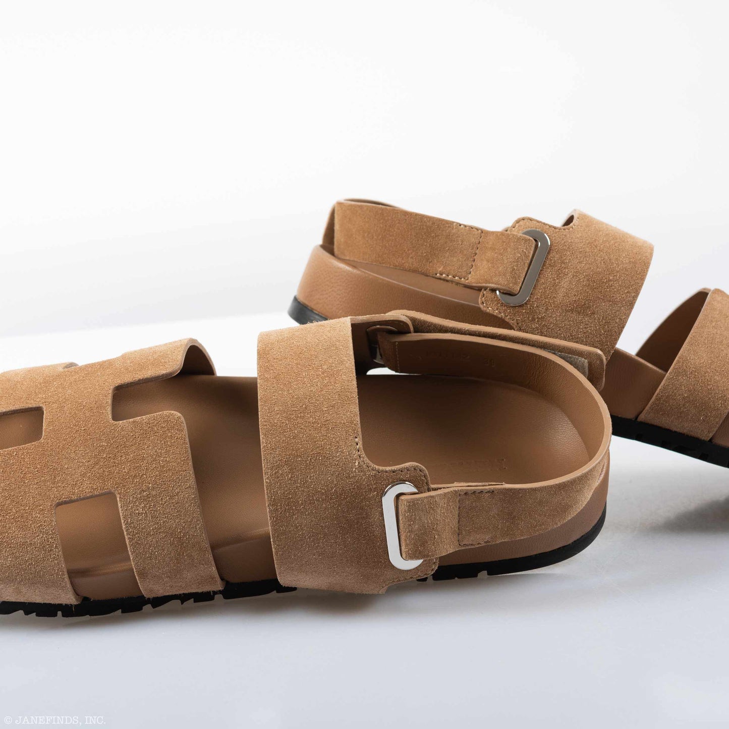 Hermès Suede Sandals Size 39