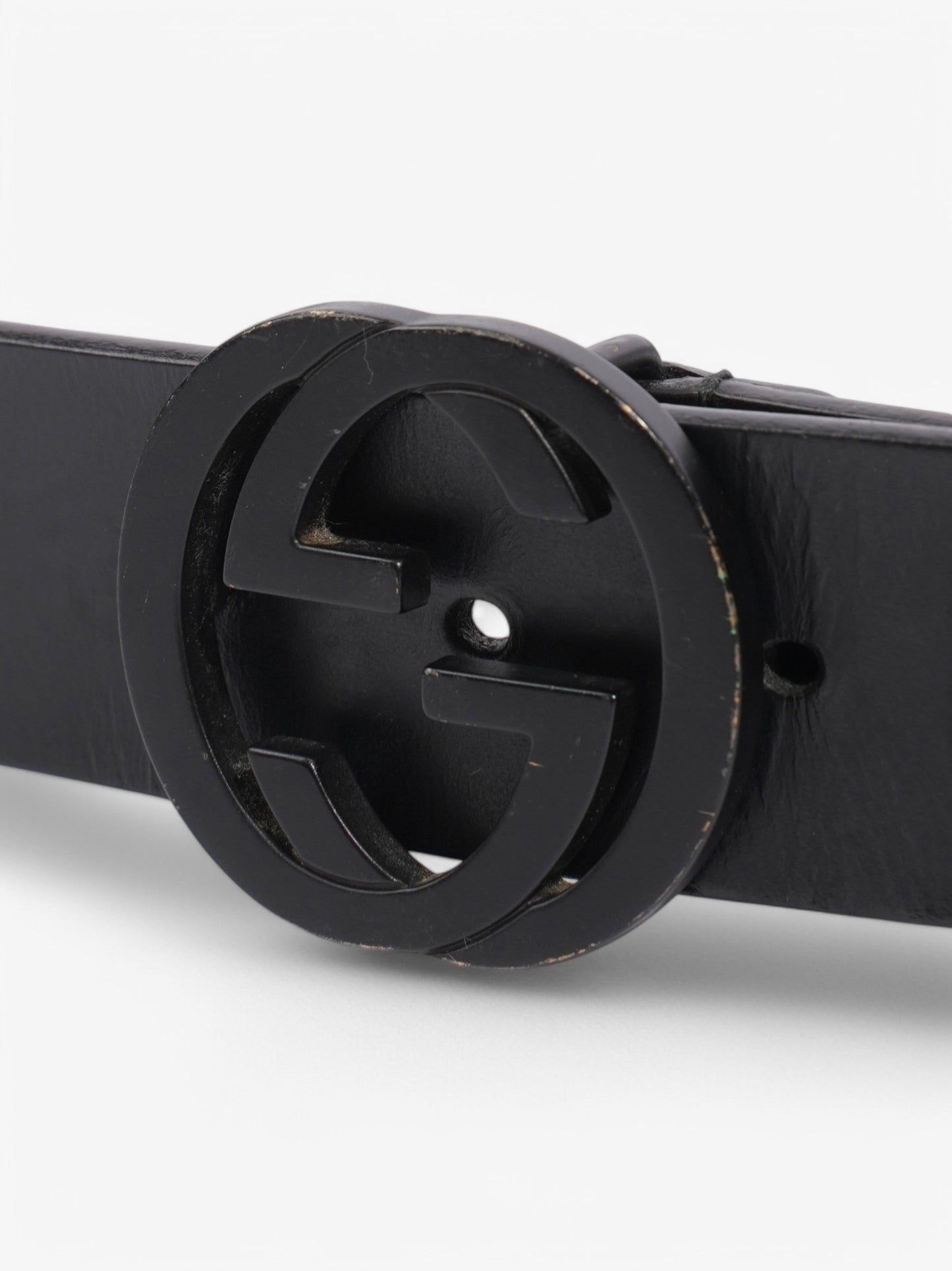 Gucci GG Belt Black Leather