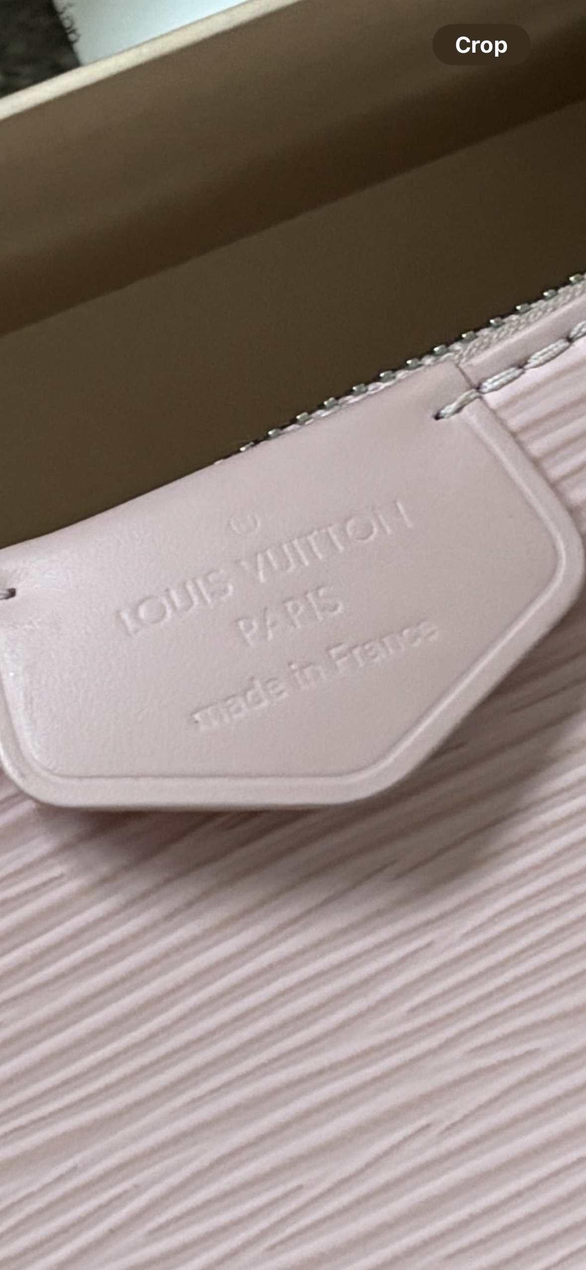 Louis Vuitton Easy Pouch Rose Ballerine Epi Leather Bag