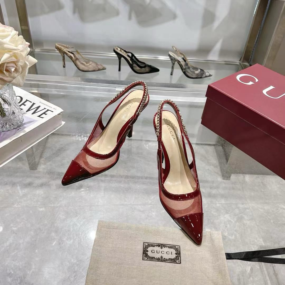 SE1580 Gucci Signoria Slingback Pump / Size5-11