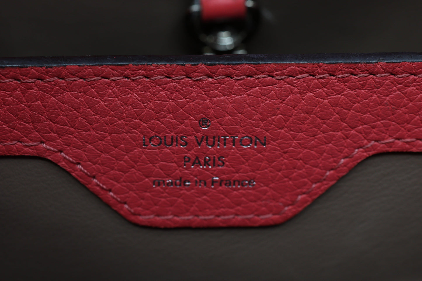 Louis Vuitton Capucines BB Red Taurillon Leather