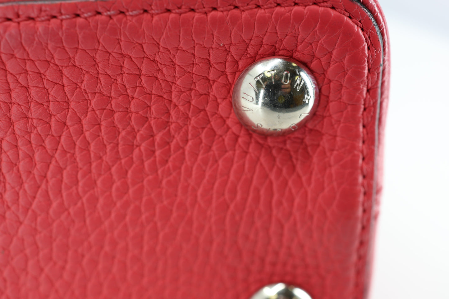 Louis Vuitton Capucines BB Red Taurillon Leather