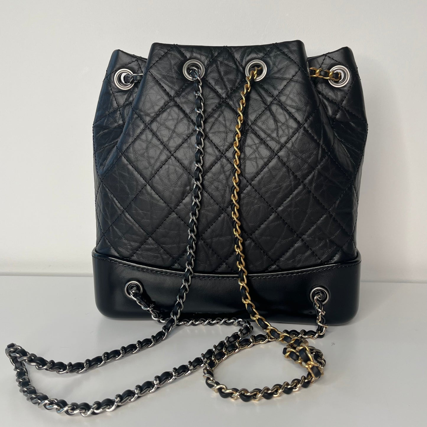 Chanel Gabrielle Backpack Small Black