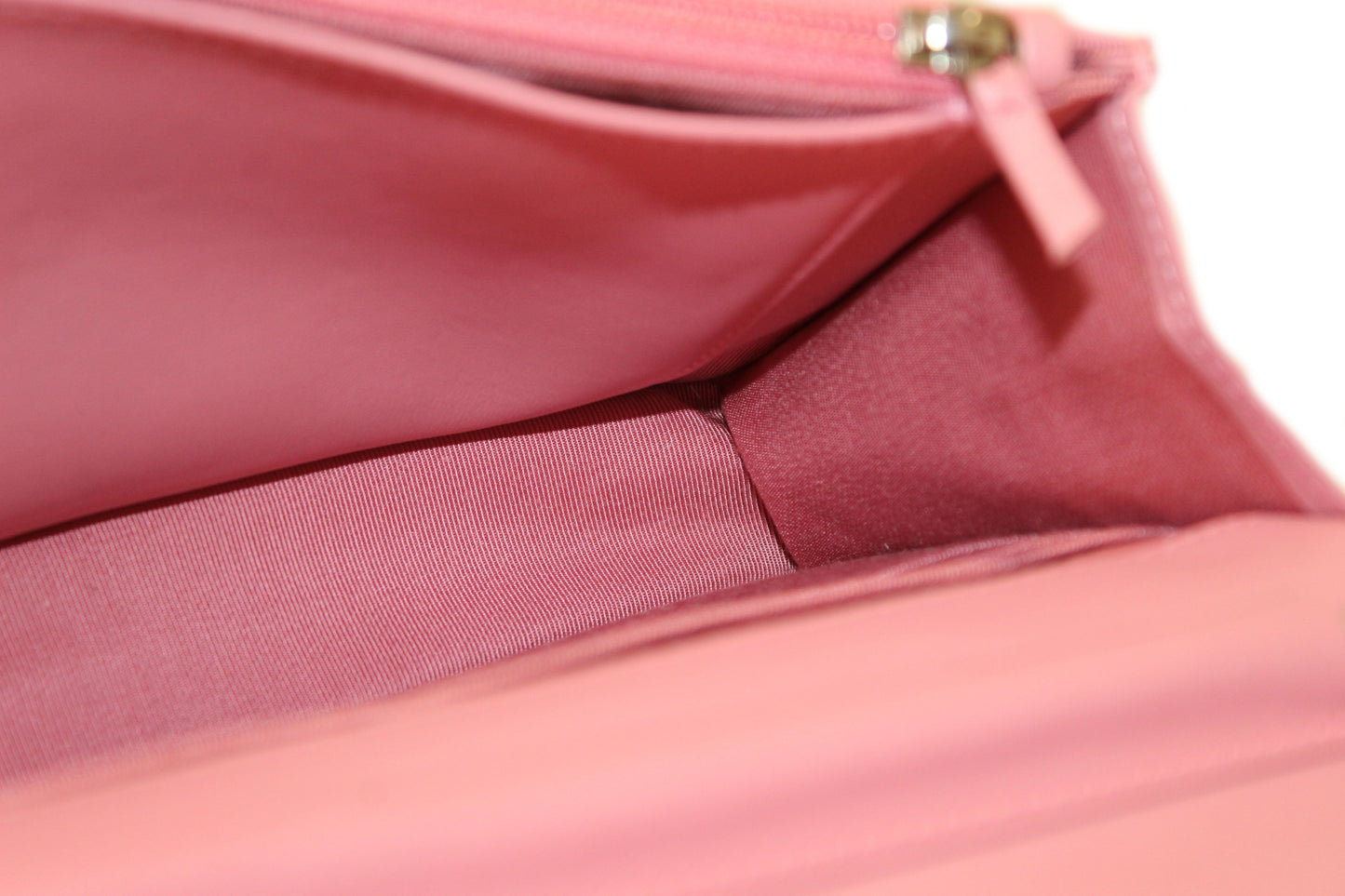 Chanel Pink Quilted Lambskin Leather Wallet On Chain WOC Messenger Bag