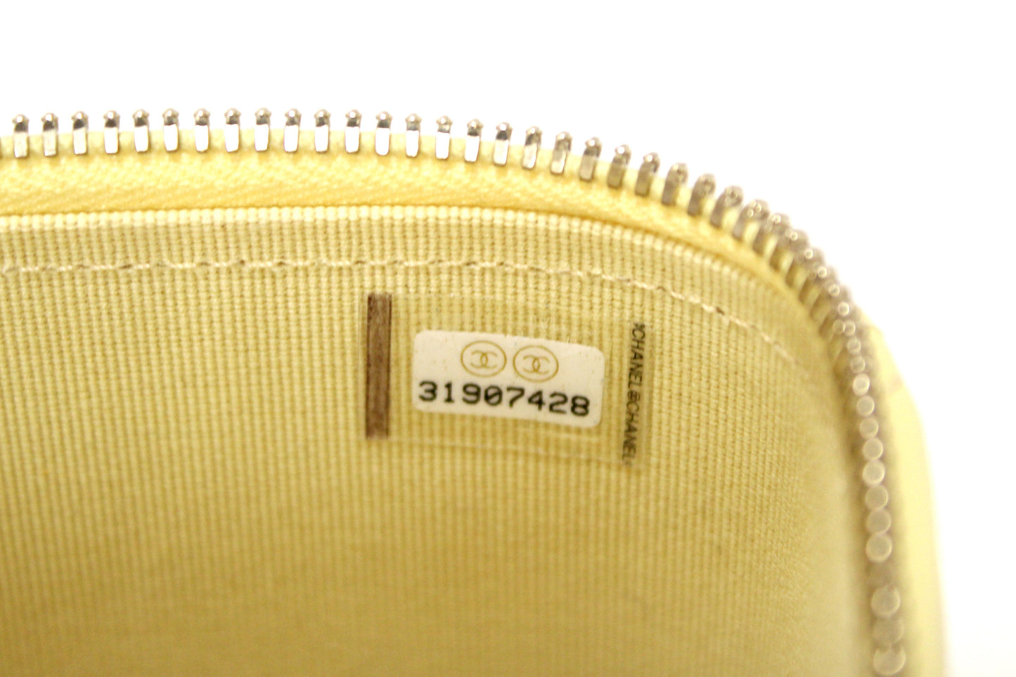 NEW Chanel Yellow Lambskin Top Handle Mini Vanity Case Crossbody Bag