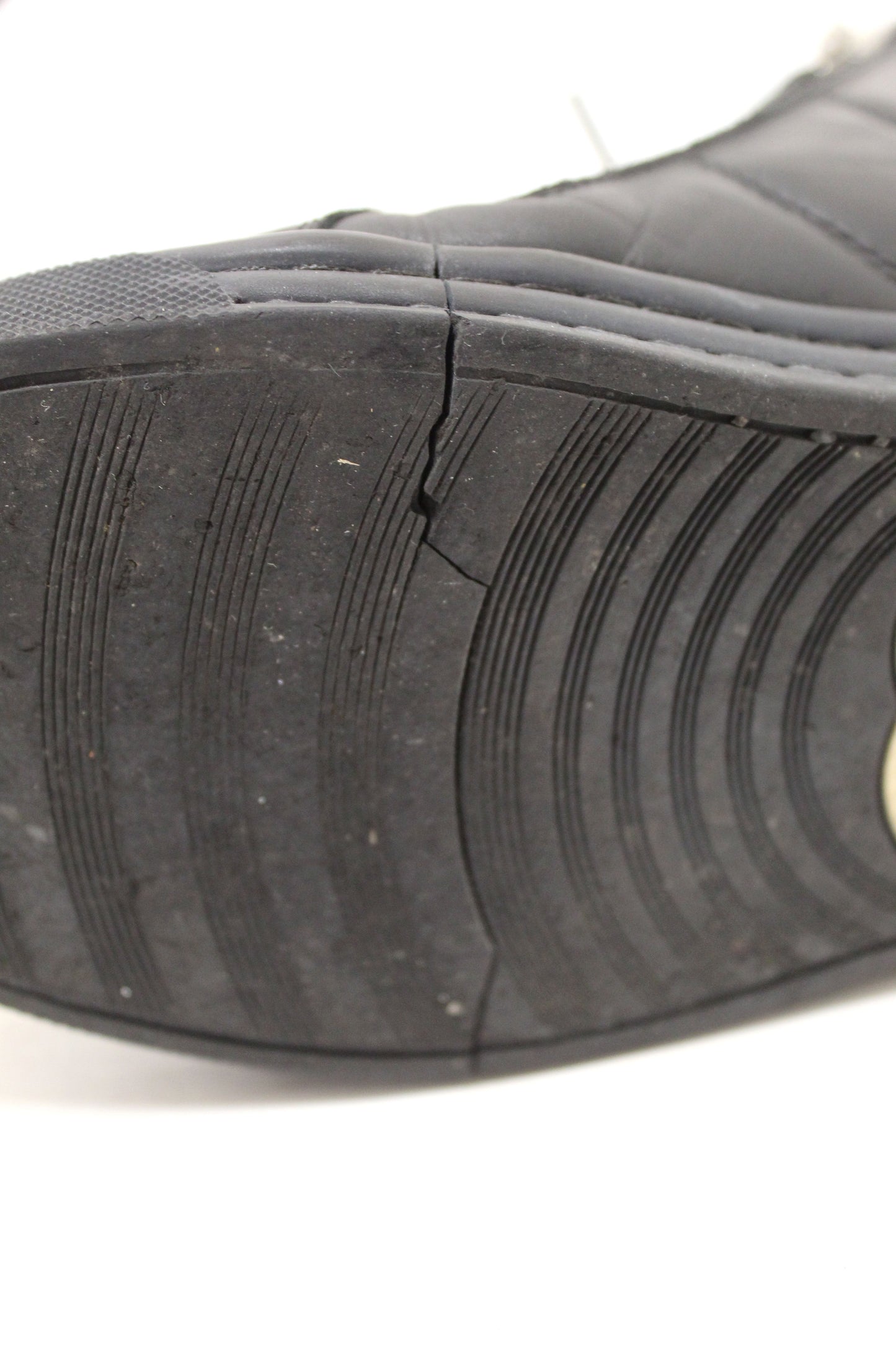 Chanel Black Leather CC Zip Link High Top Sneakers Size 37