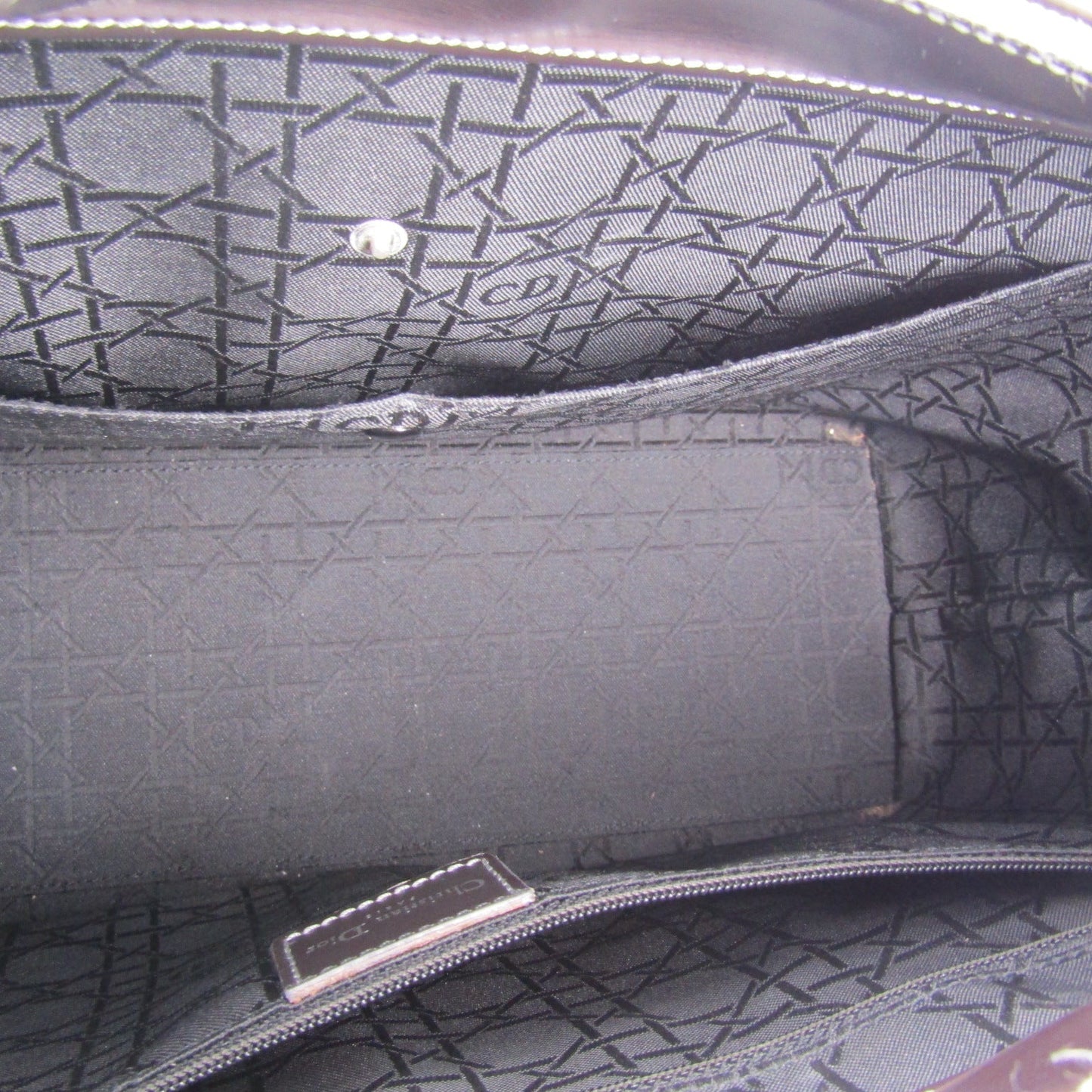 CHRISTIAN DIOR Handbag in Brown Leather
