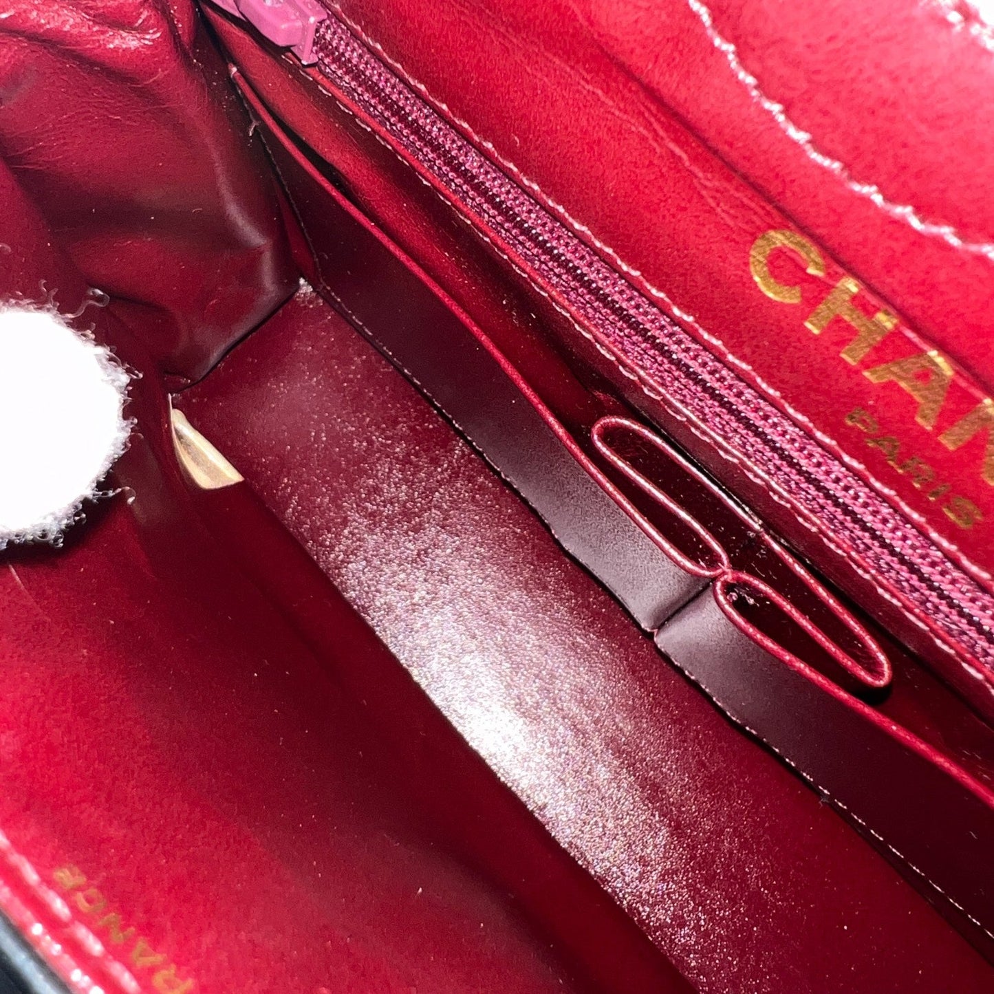 Chanel Vintage Seasonal Small Flap with 2-tone Turn Lock and 24K Gold-Plated HW