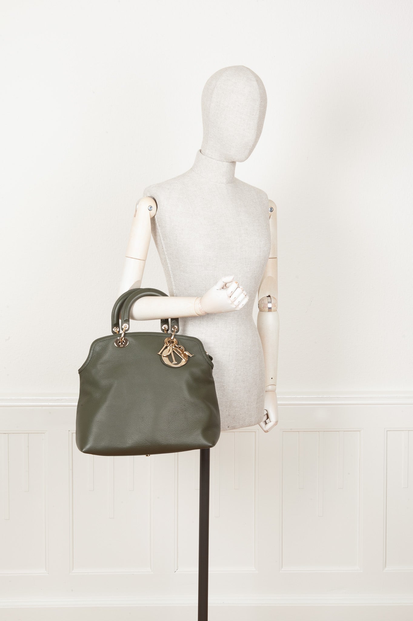 CHRISTIAN DIOR Granville Bag Green
