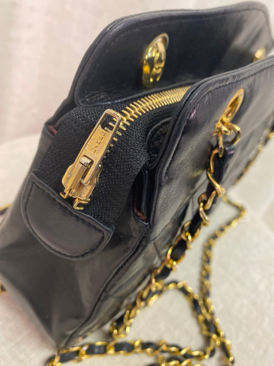 Chanel Vintage Quilted Lambskin Shoulder Bag