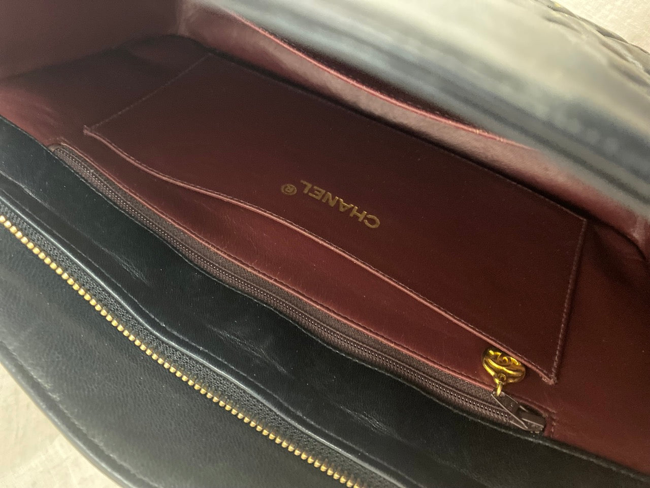 Chanel Vintage Quilted Lambskin Shoulder Bag