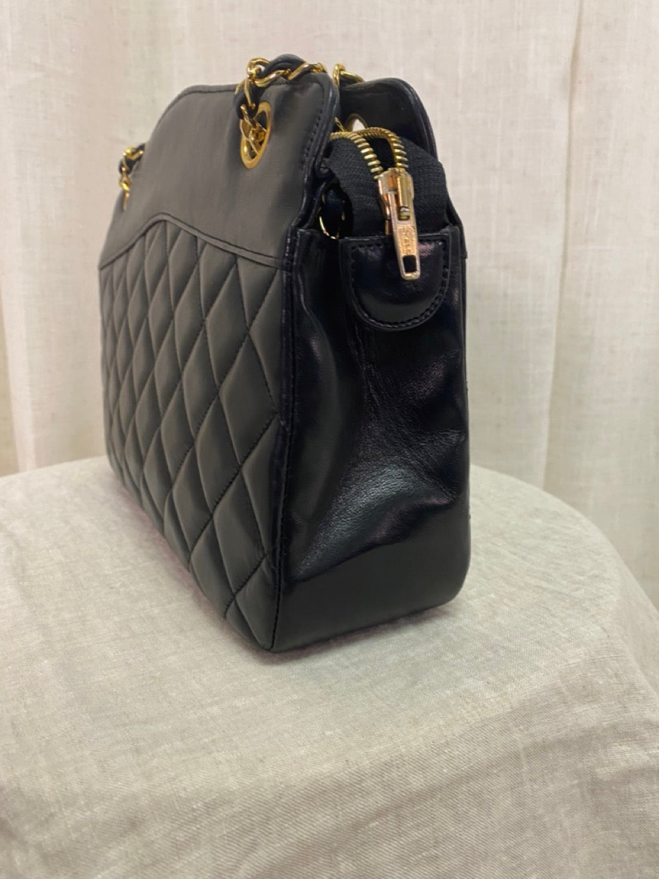 Chanel Vintage Quilted Lambskin Shoulder Bag