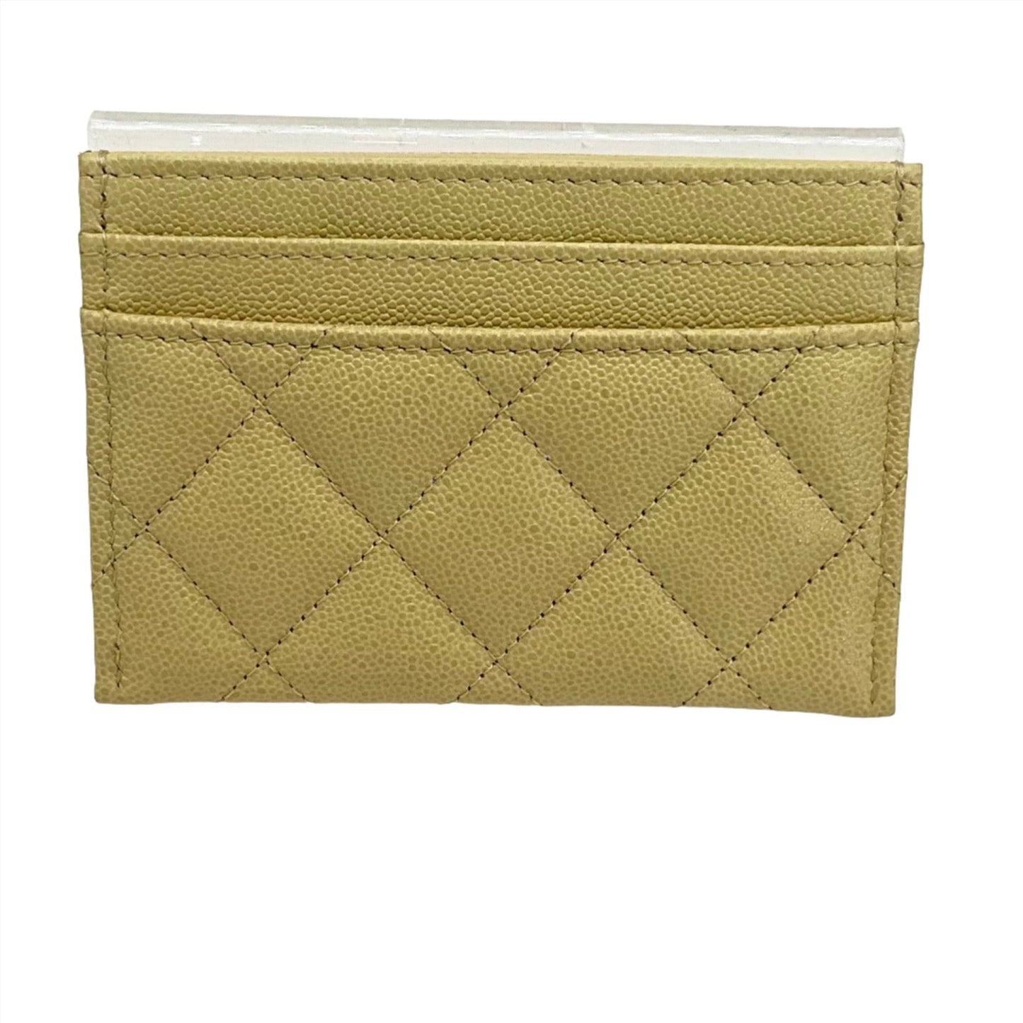 CHANEL Yellow Card Holder
