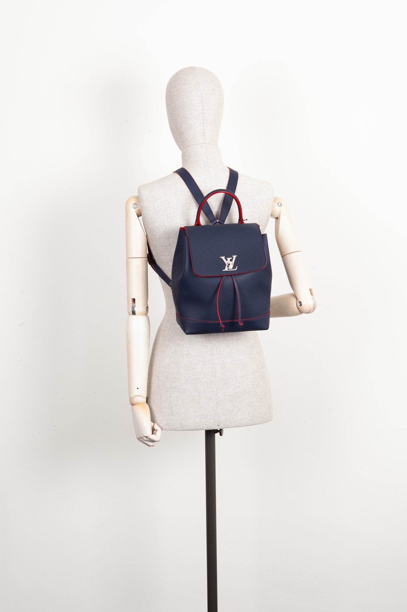 LOUIS VUITTON Lockme Backpack Blue