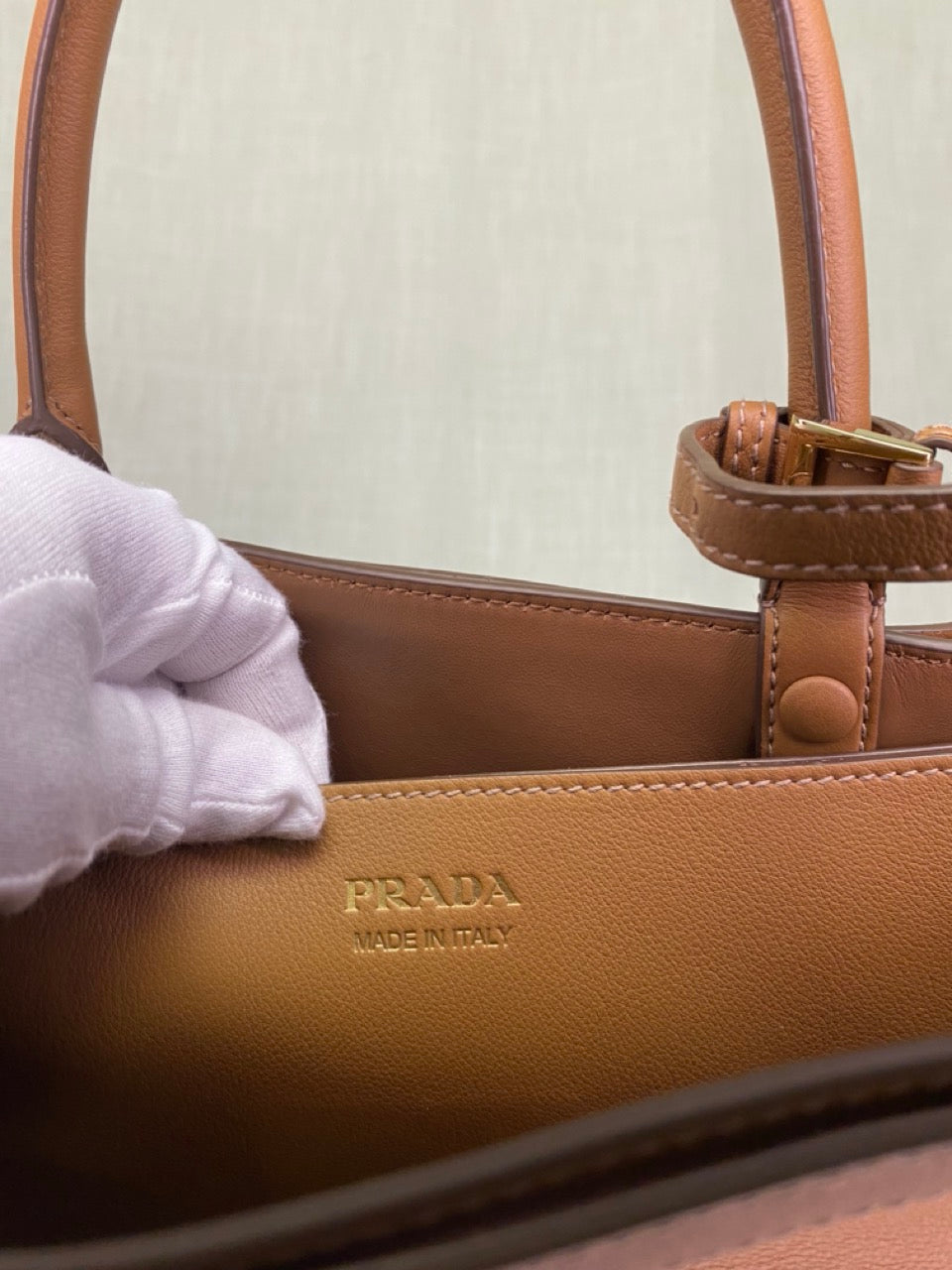 Prada Buckle Bag Medium Double Belt
