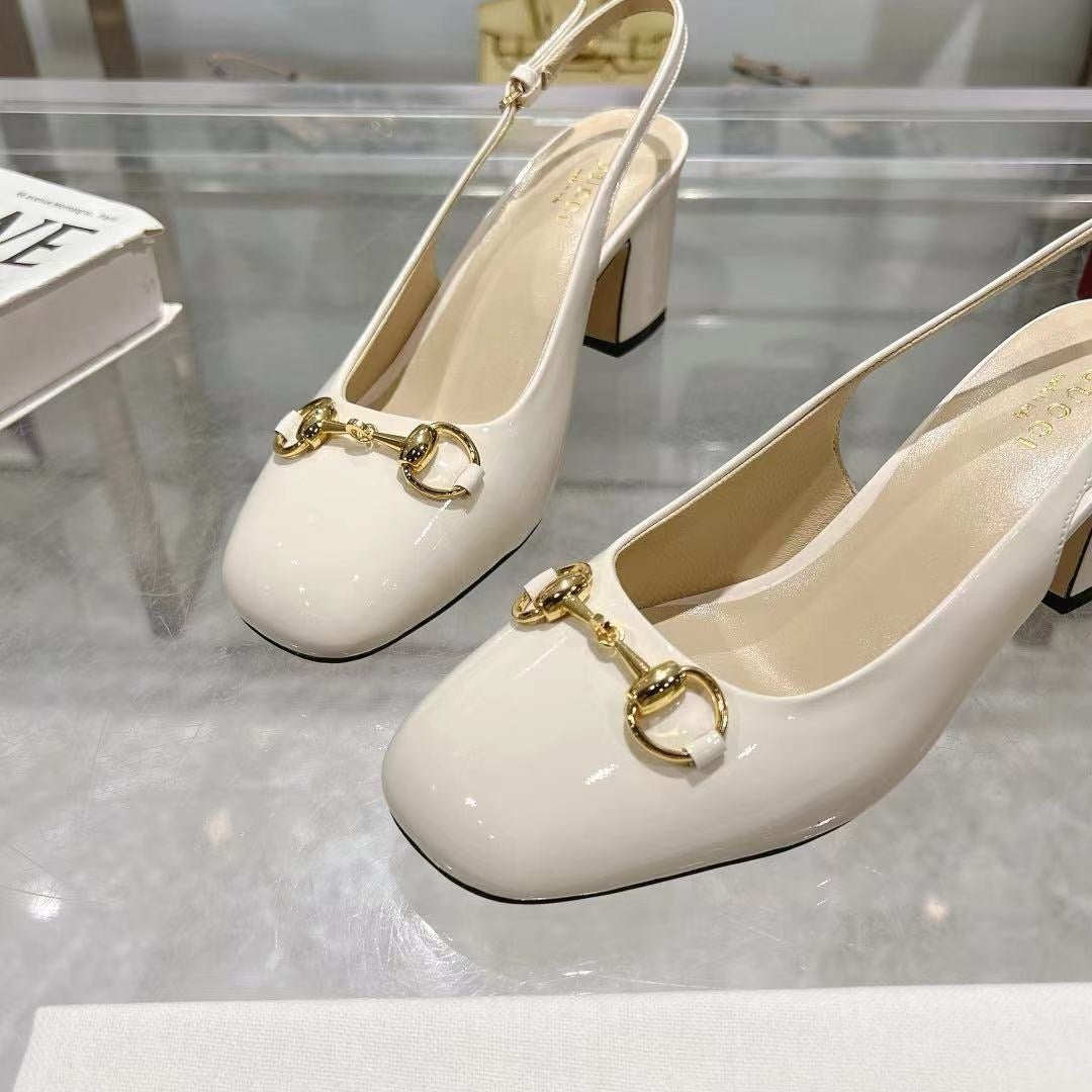 SE1602 Gucci Women's Horsebit Slingback / Size4-11