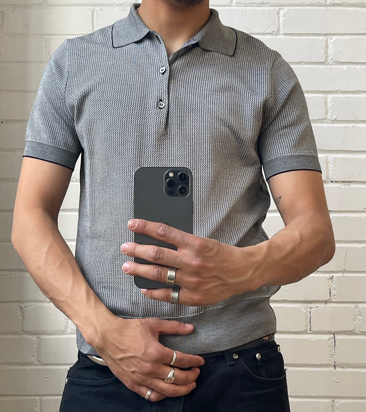 Gucci Knit Polo - Men's S