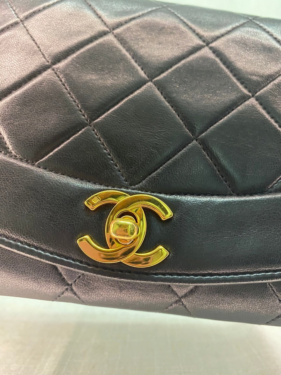 Chanel Vintage Lambskin Quilted Diana